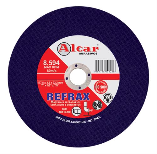 Disco de Corte 9" REFRAX Alcar 3420.05020 