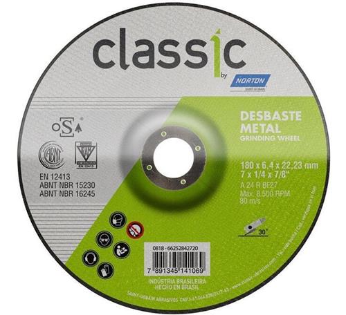 Disco De Desbaste 7" BDA 600 Classic Norton  3450.10010 