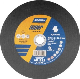 Disco de Corte 10" AR 312 Super Norton 3430.05020 