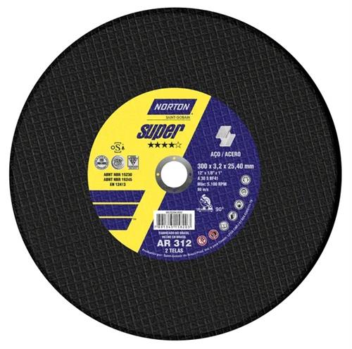 Disco de Corte 12" AR 312 Super Norton 3430.05030 