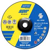 Disco de Desbaste 9" BDA 640 Super Norton 3450.10025 