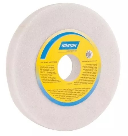Rebolo Branco 6"x1" GR60 Norton 8110.30005 