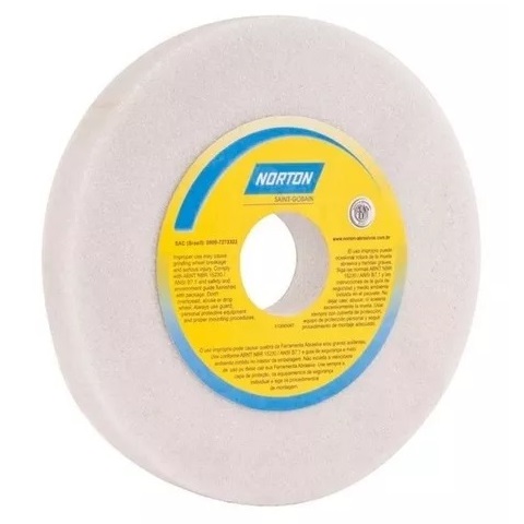 Rebolo Branco 8"x1" GR80 Norton 8110.45130 