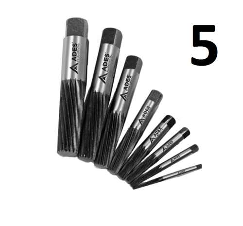 Jogo de Saca Parafusos 2,0mm - 11,0mm 5 peças Ades 8565.05005 