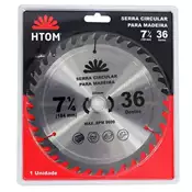 Serra Circular para Madeira 7.1/4" 36 Dentes HTOM 8705.10030 