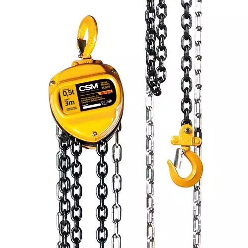 Talha Manual De Corrente 0,5 Ton C/5,0m TC500 CSM 9150.50030 