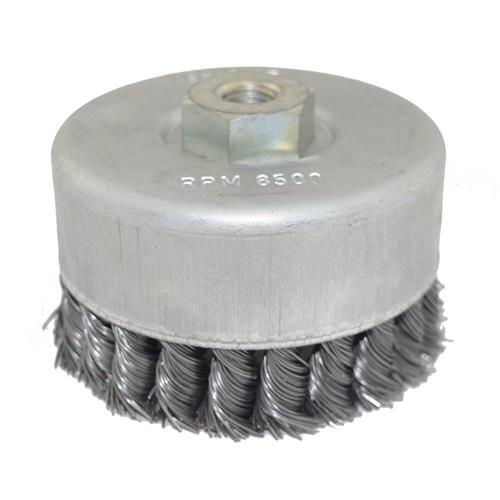 Escova de Aço Copo 100mm Fio Trançado 8500RPM 3610.50200 