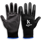 Luva de Poliuretano Preta Tam. 08 Média Kalipso 5650.50330 