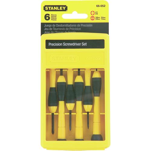 Jogo Chave Fenda de Precisão 06pçs Stanley  5240.30110 