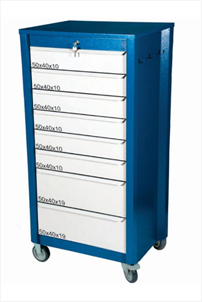 フェアリーグレン Ready to Serve FGP858 0715C Caixa para ferramentas sanfonada com 5 gavetas e alça 