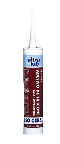 Silicone Acético Vermelho Alta Temperatura 280g Ultralub 8800.05015 