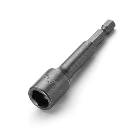 Ponteira Canhão 7/16" x 50mm Encaixe 1/4" c/ímã Ifla 2925.60025 