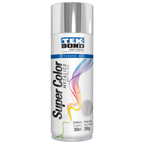 Tinta Spray Metálico Cromado Super Color 9280.10055 