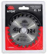 Serra Circular para Madeira 4.3/8" 24 Dentes HTOM 8705.05020 