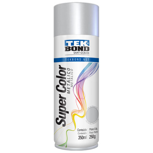 Tinta Spray Metálico Prata Super Color 9280.10110 