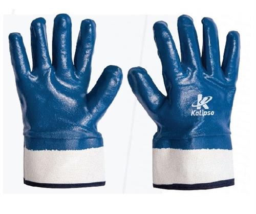 Luva de Malha Nitrílica Azul KA 35 Tam. 09 Grande Kalipso 5650.45005 