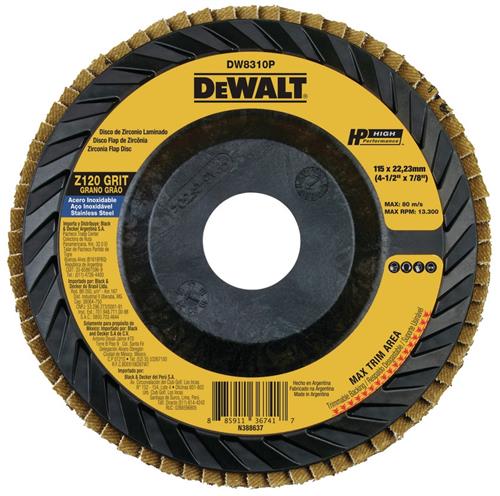 Disco Flap de Plástico 4.1/2" GR 120 Dewalt 3455.55040 