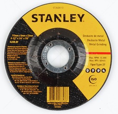 Disco De Desbaste 4.1/2" Stanley 3440.05210 