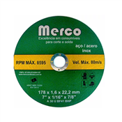 Disco de Corte Fino 4.1/2" Merco 3430.20030