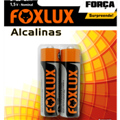 Pilha Alcalina AA Foxlux - Cartela 2 pçs 5260.60030 