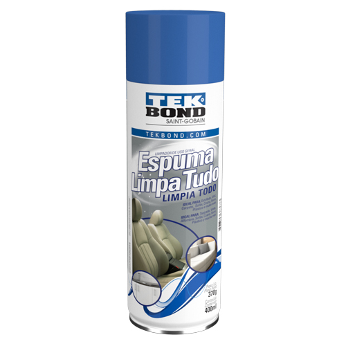Espuma Limpa Tudo Spray 400ml Tekbond 1160.10300 