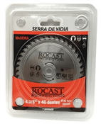 Serra Circular para Madeira 4.3/8" 40 Dentes ROCAST 8705.05010