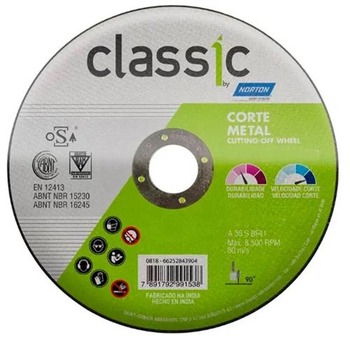Disco de Corte 14" AR 302 Classic Norton 3430.05050 