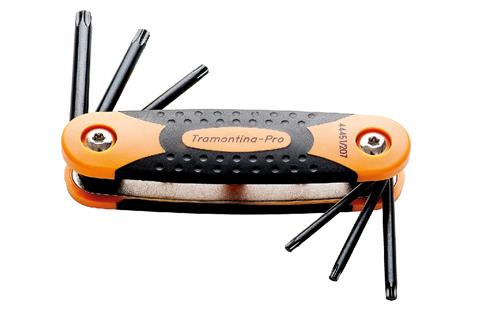 Jogo Chave Allen Torx Tipo Canivete T10 a T40 44451/207 Tramontina PRO 5210.50021 