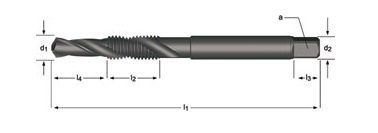 Broca Macho AR M04x0,70 E650 Dormer 2465.05020 