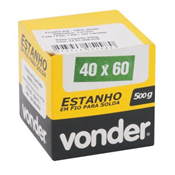 Fio de Estanho 40x60 - 1,0mm Vonder 4350.10100 