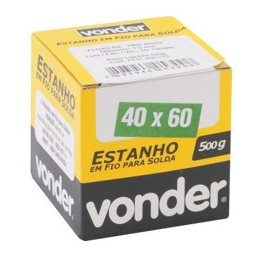 Fio de Estanho 40x60 - 1,5mm Vonder 4350.10150 