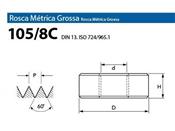 Cossinete M5x0,80mm 105/8C OSG 3310.05015 