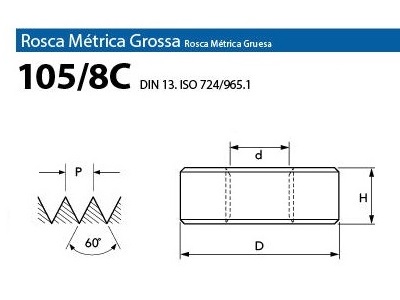 Cossinete M3x0,50mm 105/8C OSG 3310.05005 