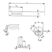 Ferramenta para Torno FAI Q16 DP30 Direita 4310.05005 