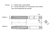 Alargador Manual M02,5 DIN206B BNK 1210.05005 