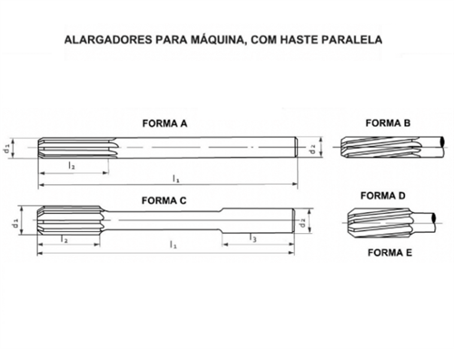 Alargador Máquina M16 DIN212D Rocast 1220.05070 