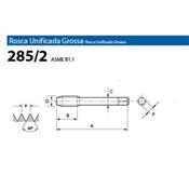 Macho Máquina HSSE DIN 2183 UNC 7/16"x14 C.H. 285/2 OSG 5750.05080 