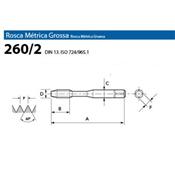 Macho Máquina HSSE DIN 376 M18x2,50mm C.H. 260/2 OSG 5750.10100 