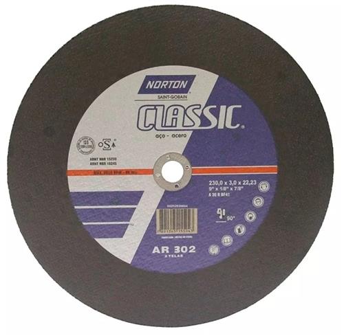 Disco de Corte 9" AR 302 Classic Norton 3430.05017 