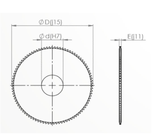 Serra Circular 100 x 1,0 x 22mm Ades 8705.55013 