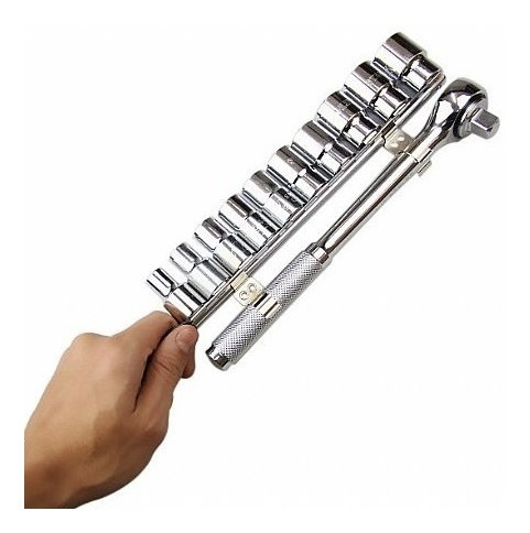 Jogo de Soquetes Estriados 1/2" 10x19mm 11 pçs 86-734 Stanley  8910.20200 