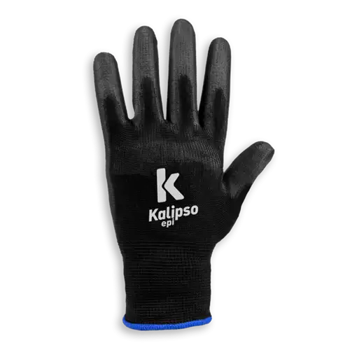Luva de Poliuretano Preta Tam. 09 Grande Kalipso 5650.50340 