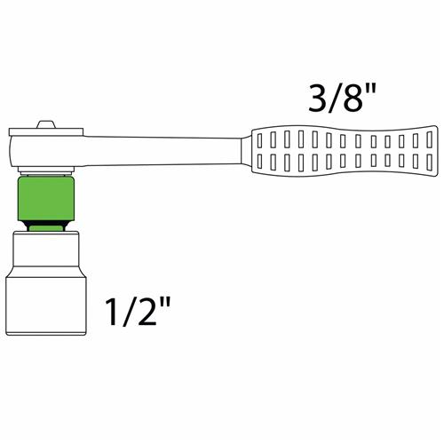 Adaptador para Soquete 3/8" x 1/2" 44827/102 Tramontina PRO 1050.05023 