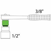 Adaptador para Soquete 3/8" x 1/2" 44827/102 Tramontina PRO 1050.05023 