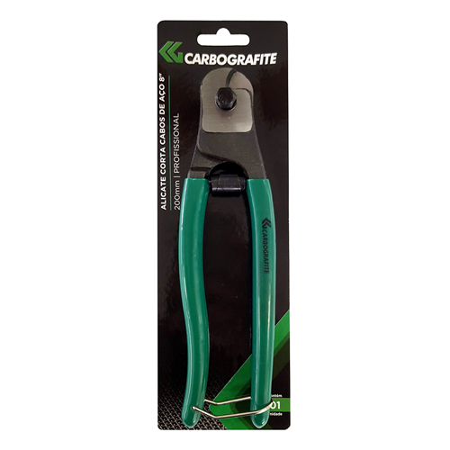 Alicate de Corte para Cabos de Aço 8" Carbografite 1530.10010 